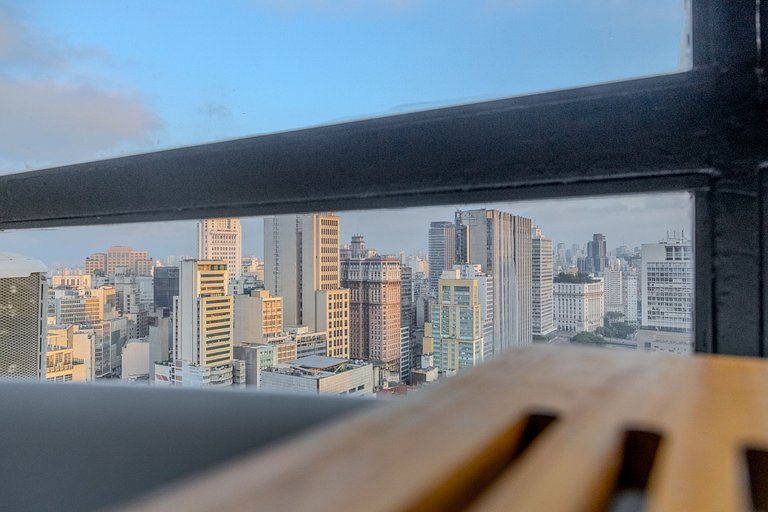 Cisne SampaSky: Vista com banheira do 37º andar
