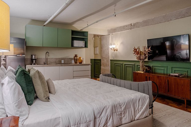 Estudio para Parejas con Bañera y Vista | Centro SP