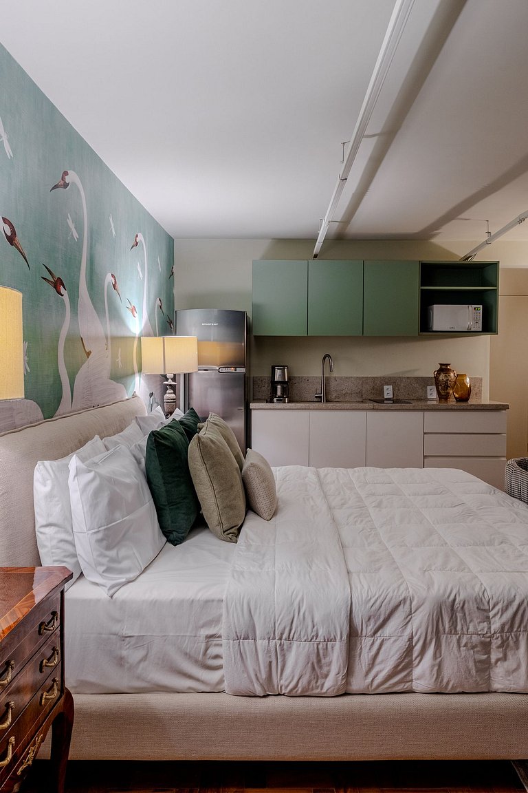 Estudio para Parejas con Bañera y Vista | Centro SP