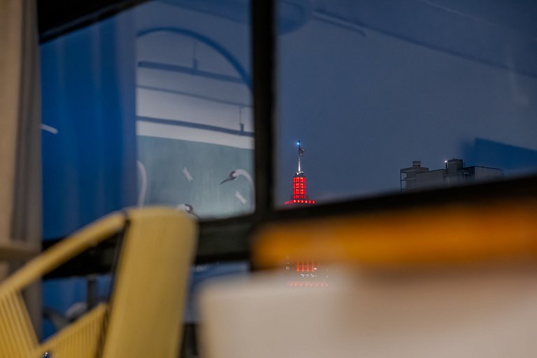 Cisne SampaSky: Vista com banheira do 37º andar