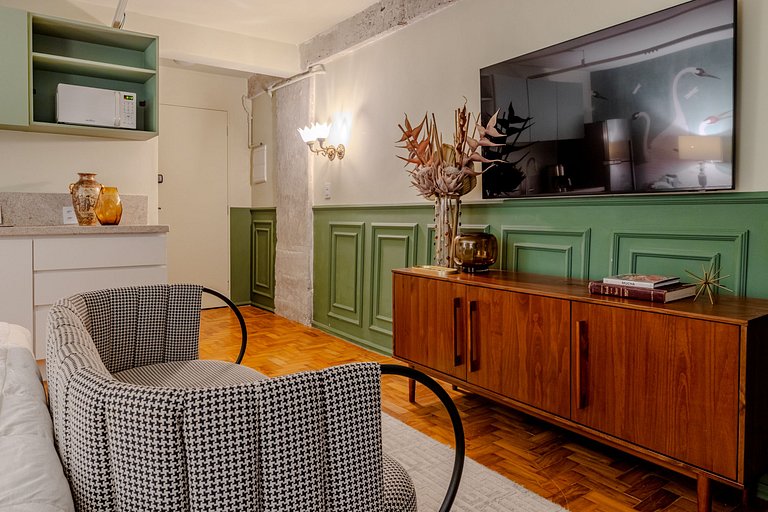 Estudio para Parejas con Bañera y Vista | Centro SP