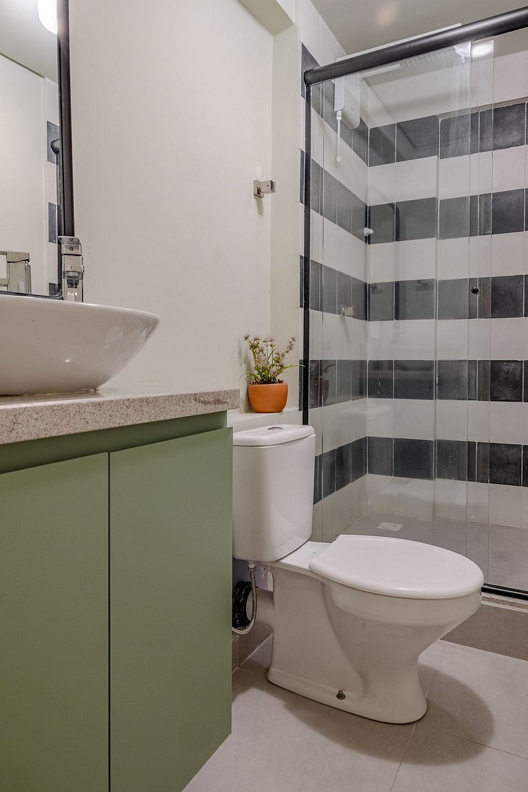 Estudio para Parejas con Bañera y Vista | Centro SP