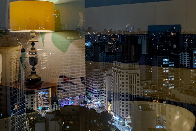 Cisne SampaSky: Vista com banheira do 37º andar