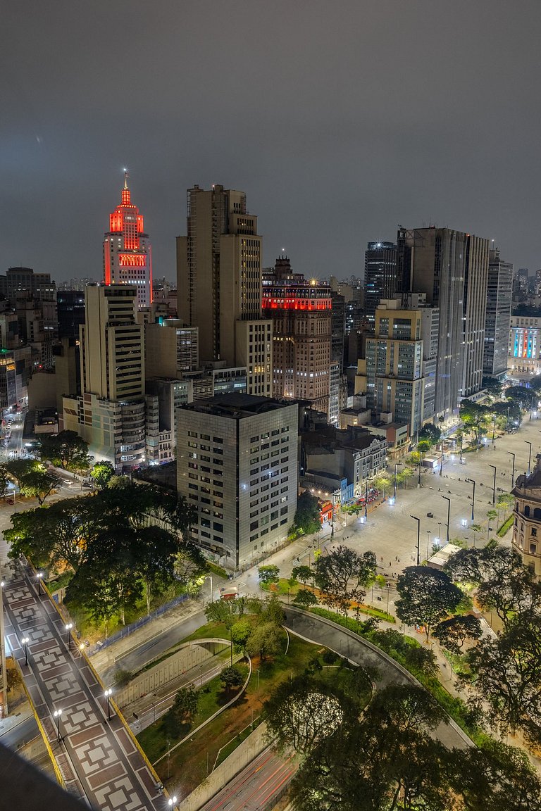 Cisne SampaSky: Vista com banheira do 37º andar