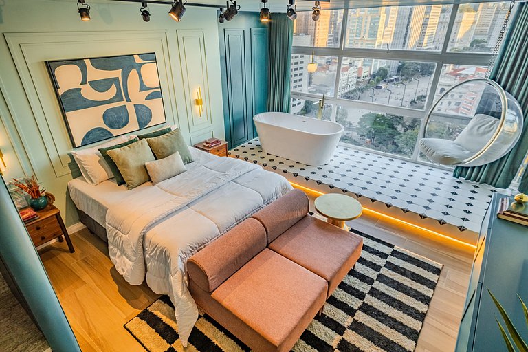 La vie em Sampa: Bathtub on the 23rd Floor