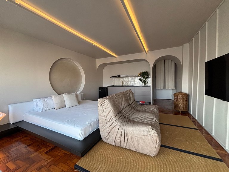 Japan House SampaSpa: bathtub and view on the 37th