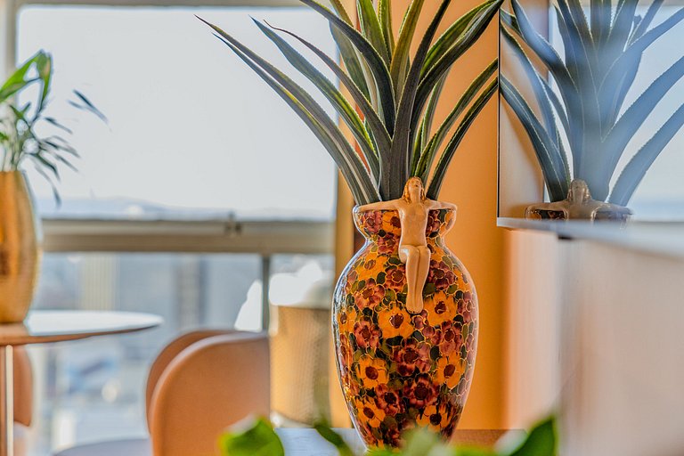 Estudio Estilo Resort con Bañera y Vista | Centro SP