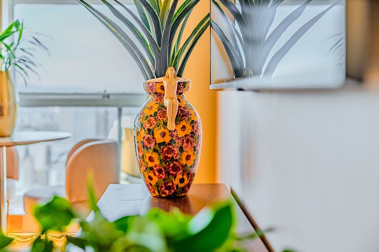 Estudio Estilo Resort con Bañera y Vista | Centro SP