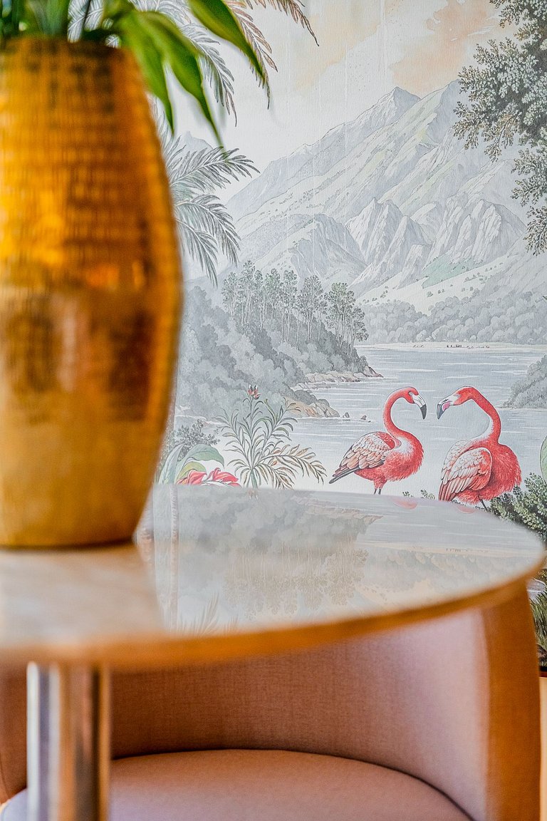 Flamingo Sampa Spa: vista e banheira