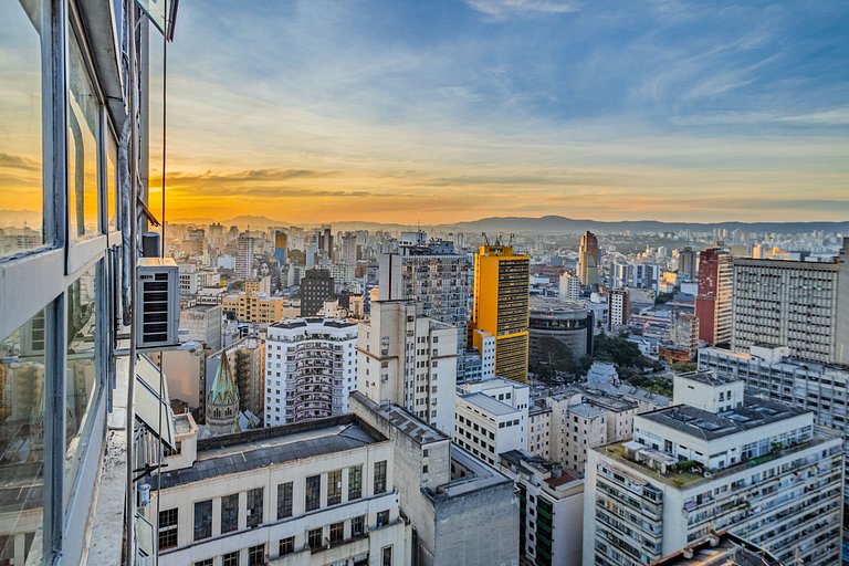 Flamingo Sampa Spa: vista e banheira