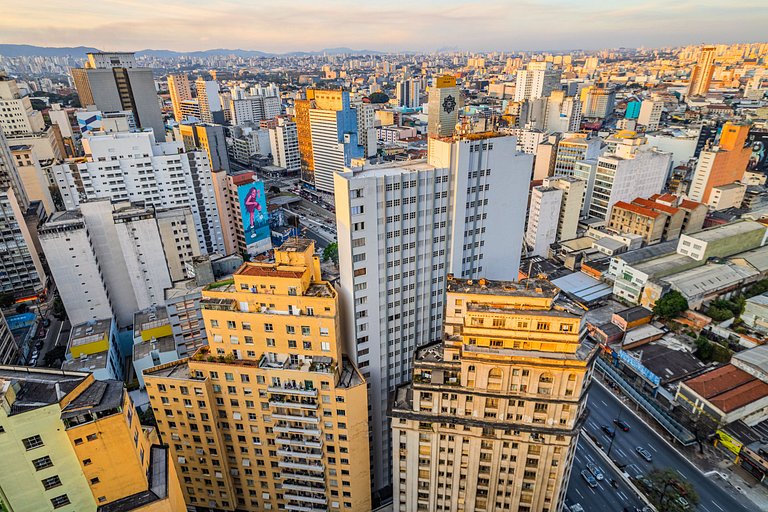 Flamingo Sampa Spa: vista e banheira