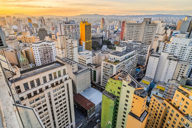 Flamingo Sampa Spa: vista e banheira