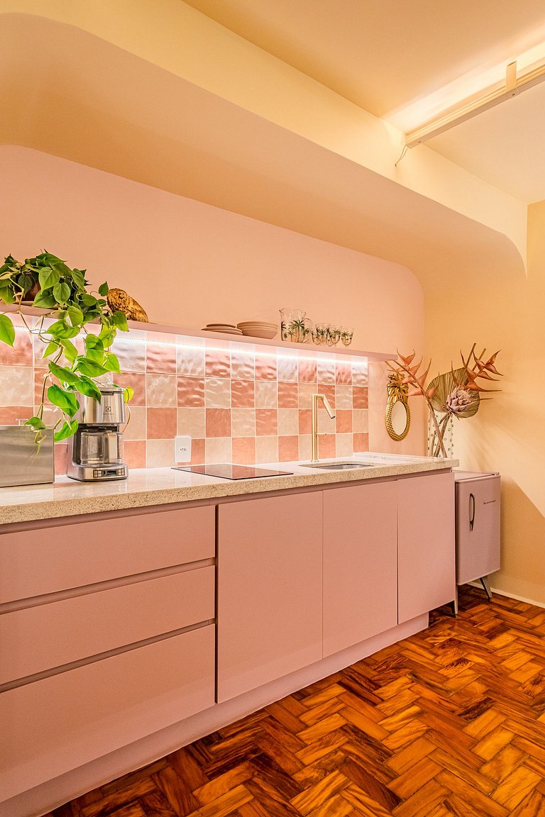 Estudio Estilo Resort con Bañera y Vista | Centro SP