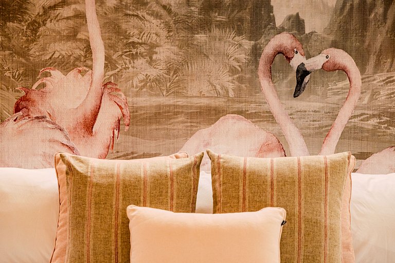 Flamingo Sampa Spa: vista e banheira
