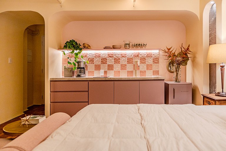 Flamingo Sampa Spa: view and bathtub