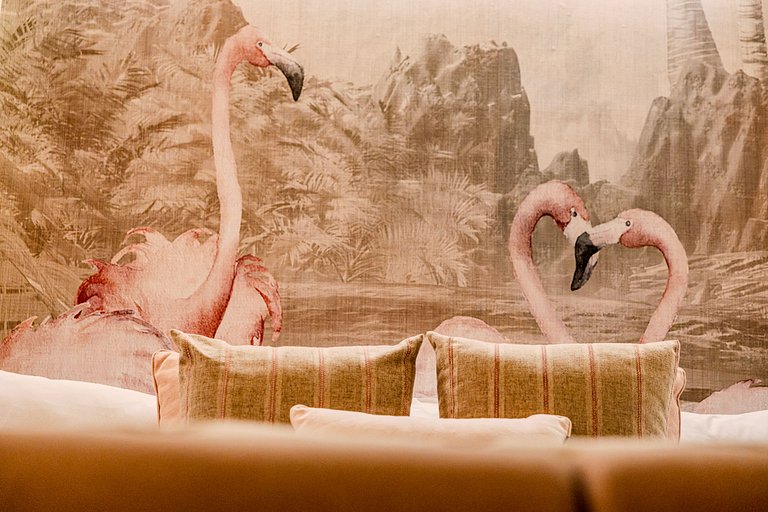 Flamingo Sampa Spa: vista e banheira