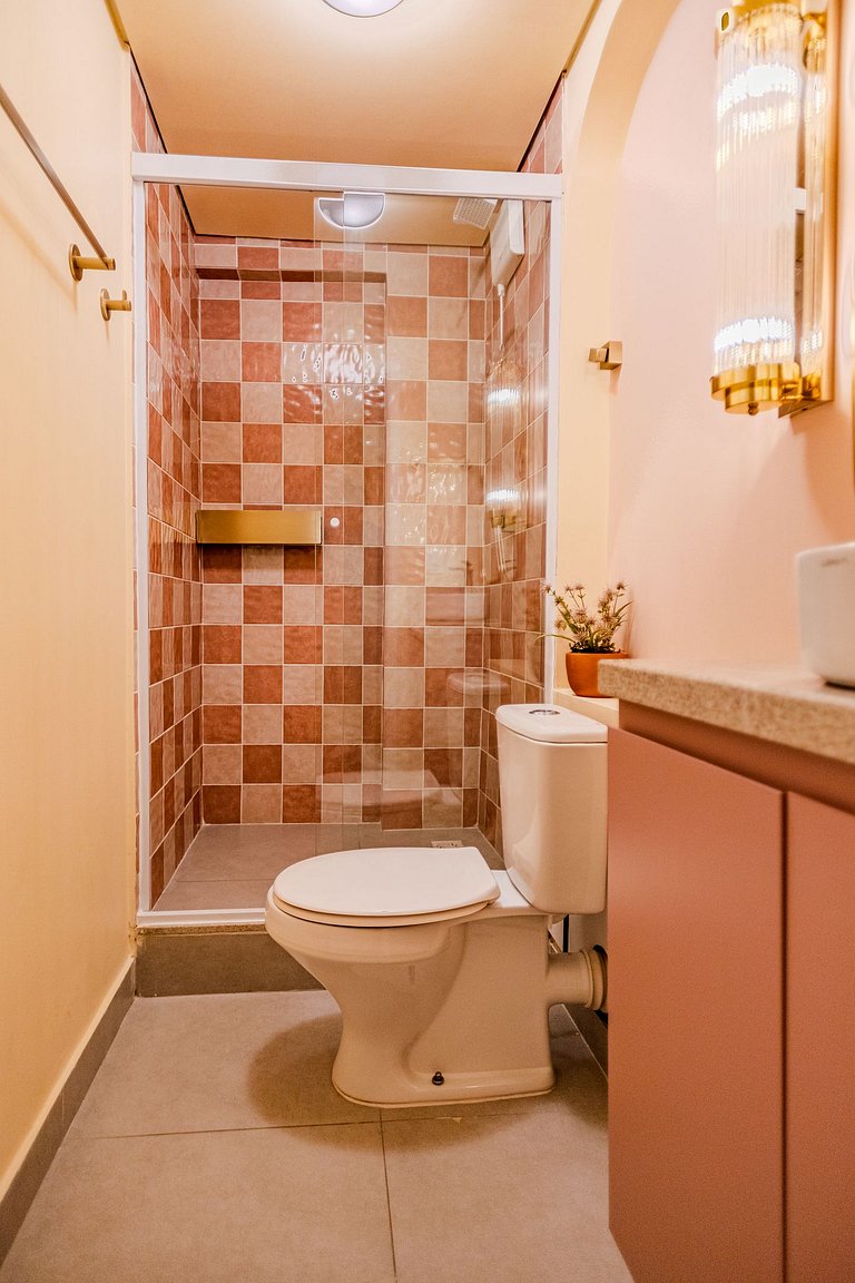 Estudio Estilo Resort con Bañera y Vista | Centro SP