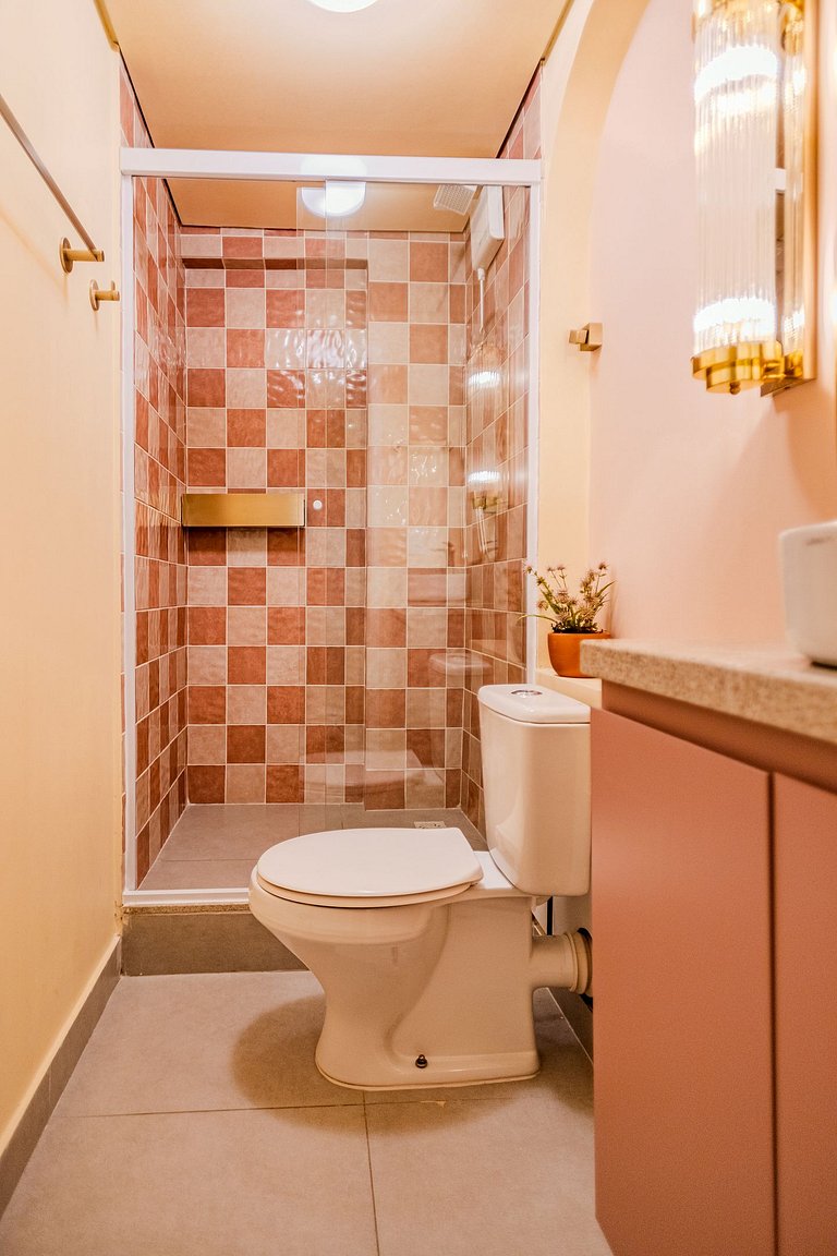 Estudio Estilo Resort con Bañera y Vista | Centro SP