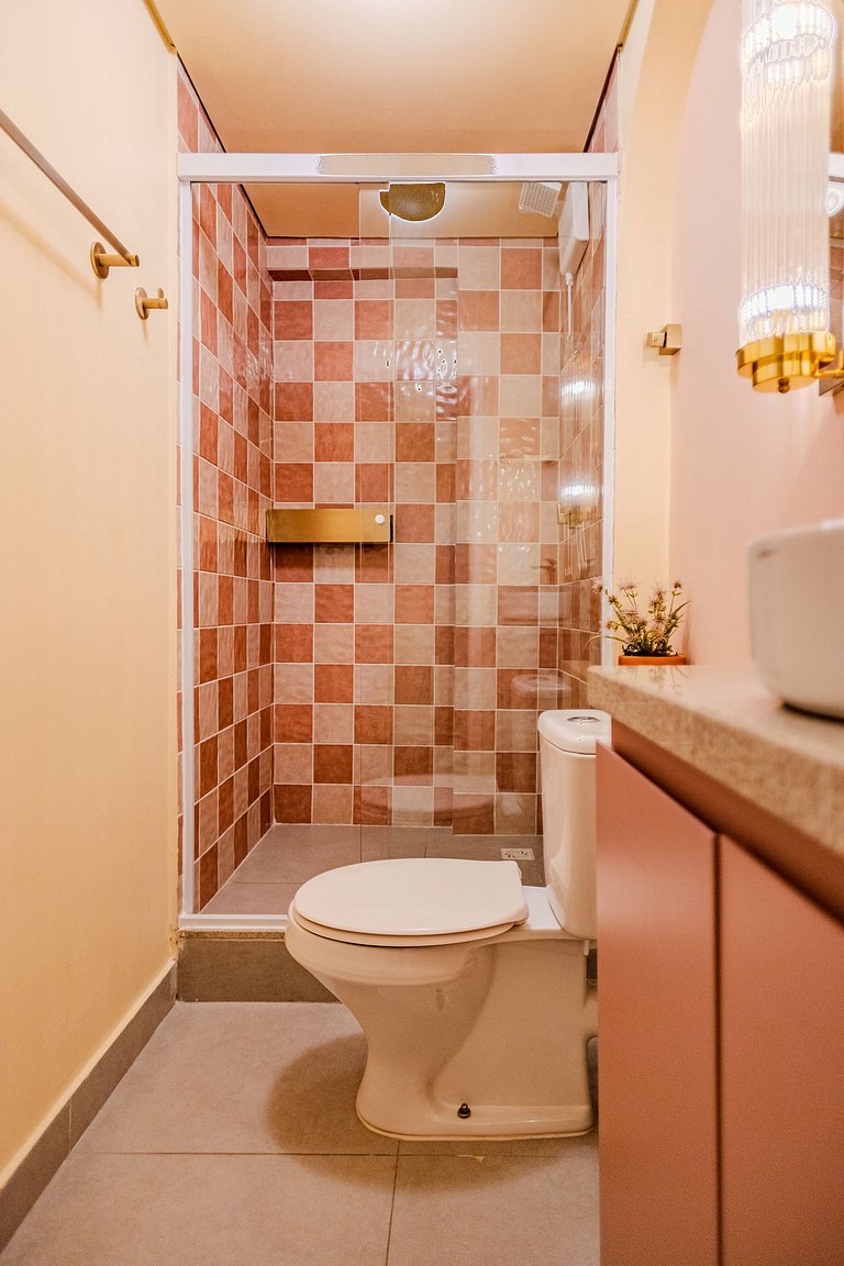 Estudio Estilo Resort con Bañera y Vista | Centro SP
