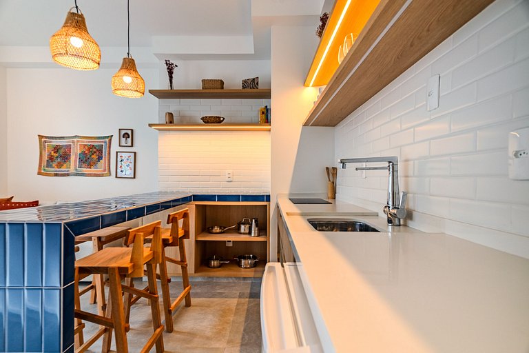 1BR w/ AC & top amenities in Pinheiros