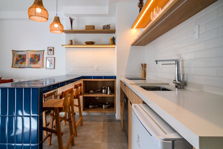 1 quarto com AC e estrutura top em Pinheiros