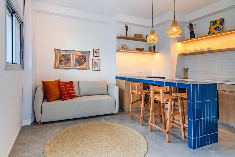 1BR w/ AC & top amenities in Pinheiros