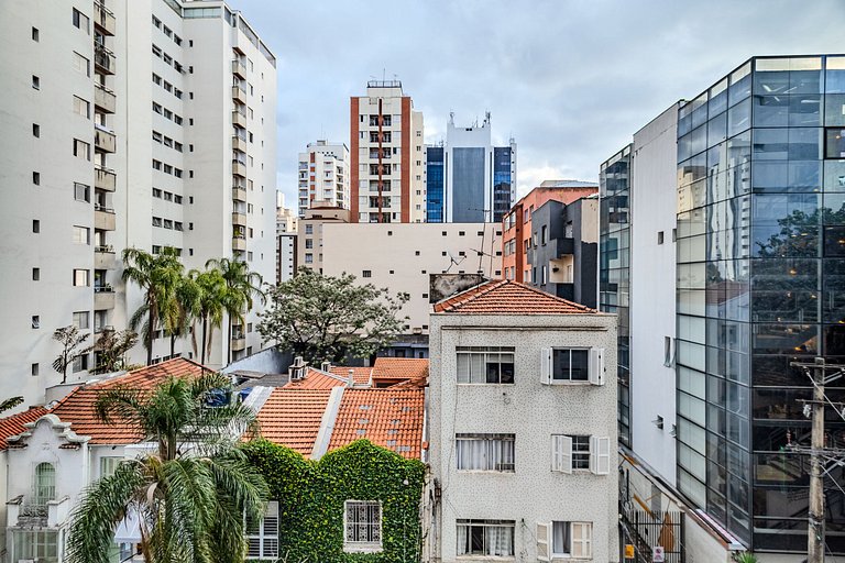 1BR w/ AC & top amenities in Pinheiros