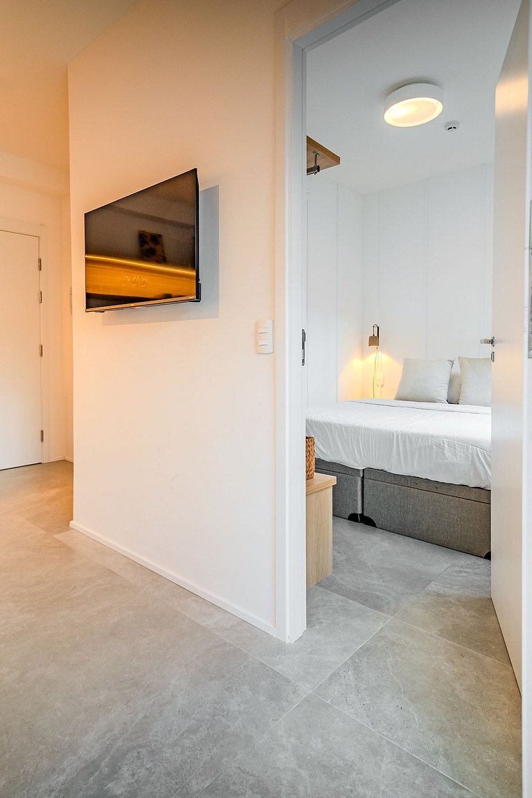 1BR w/ AC & top amenities in Pinheiros