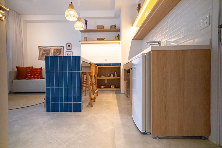 1BR w/ AC & top amenities in Pinheiros