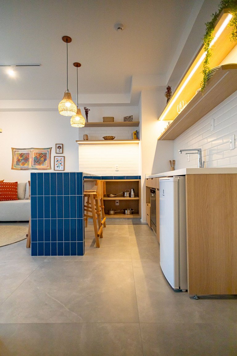 1BR w/ AC & top amenities in Pinheiros