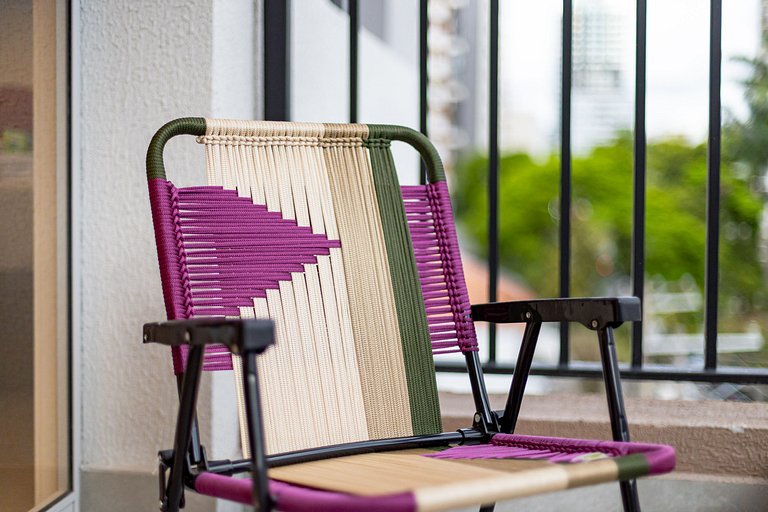 1BR w/ AC & top amenities in Pinheiros