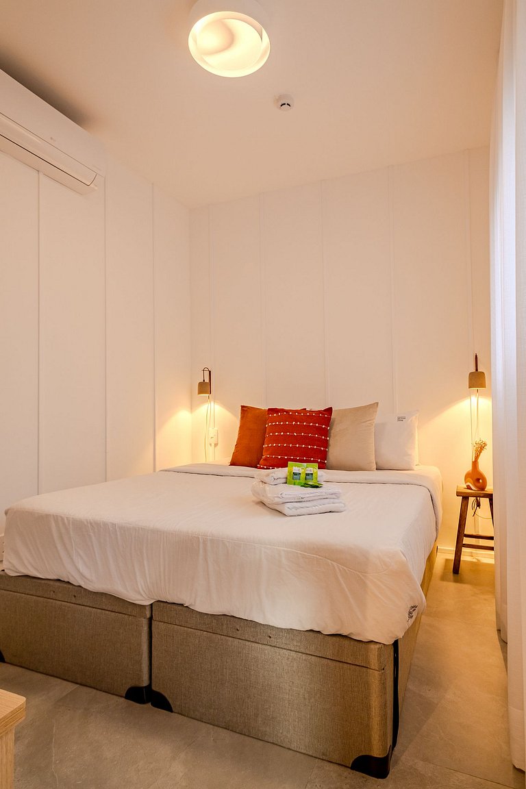 1BR w/ AC & top amenities in Pinheiros