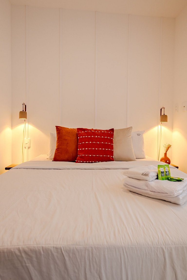 1 quarto com AC e estrutura top em Pinheiros