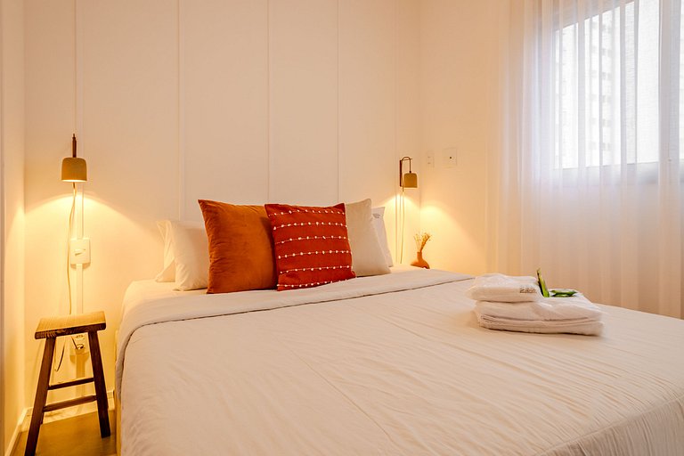 1BR w/ AC & top amenities in Pinheiros
