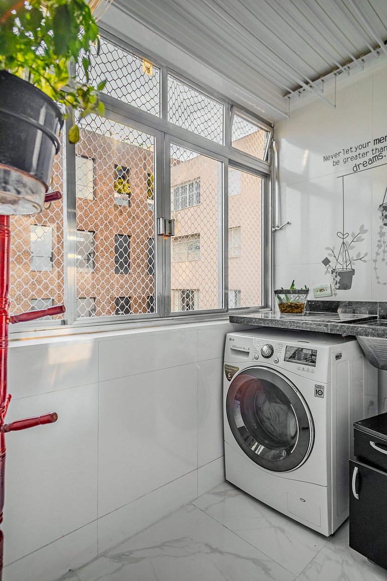 2 quartos na Tabapuã – Prático e aconchegante