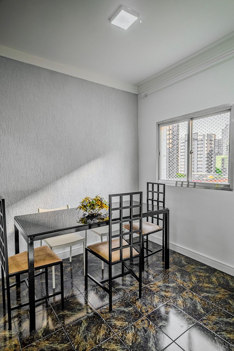 2 quartos na Tabapuã – Prático e aconchegante