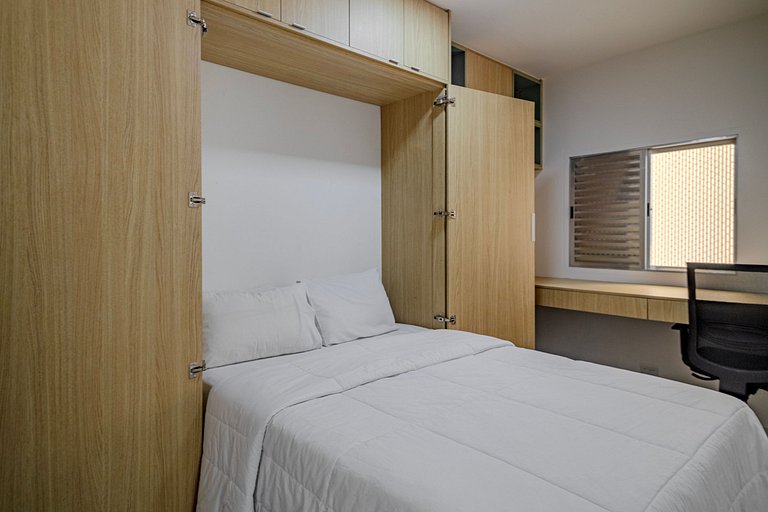 2 quartos na Tabapuã – Prático e aconchegante