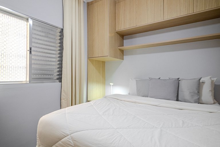 2 quartos na Tabapuã – Prático e aconchegante