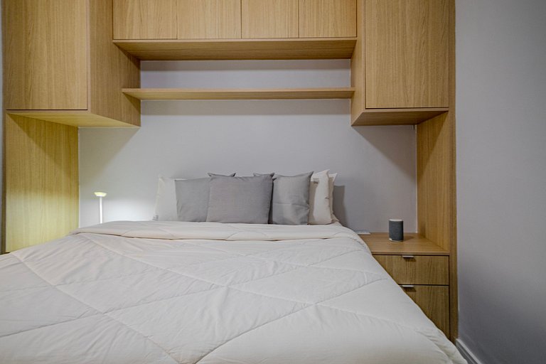 2 quartos na Tabapuã – Prático e aconchegante