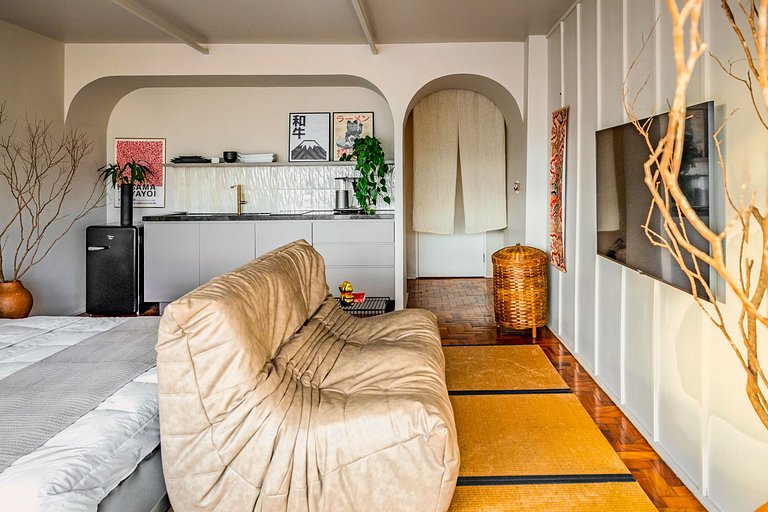 Japan House SampaSpa: bathtub and view on the 37th