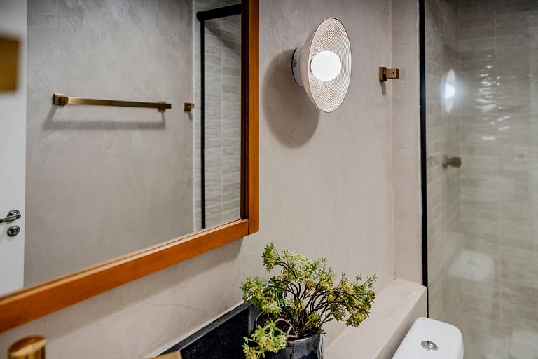 Estudio Japonés Moderno con Bañera y Vista | Centro SP