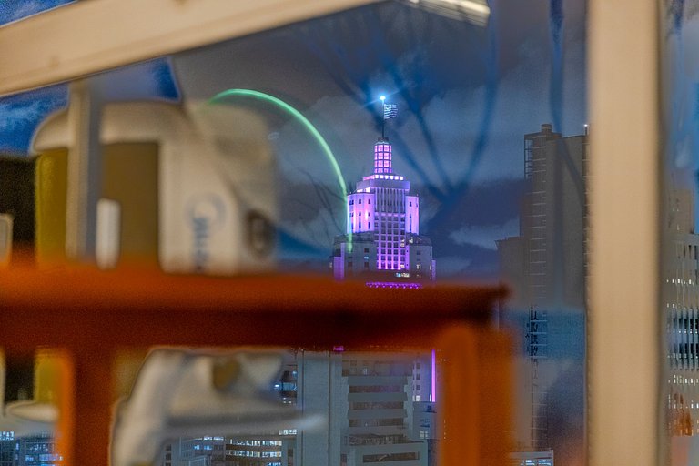 Japan House SampaSpa: bathtub and view on the 37th