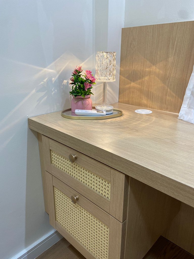 Studio novo com piscina e academia no Butantã