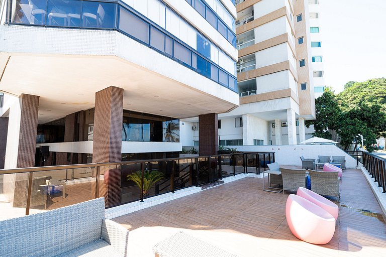 Beira-Mar Guarujá | 3 Quartos e Varanda Vista Mar