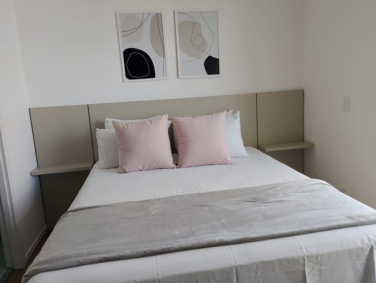 Modern Studio w/ Balcony in Alto da Boa Vista