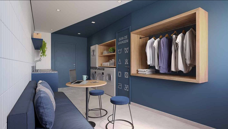 Modern Studio w/ Balcony in Alto da Boa Vista