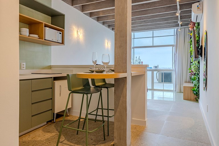 Copan Garden: Studio Verde no 24º Andar