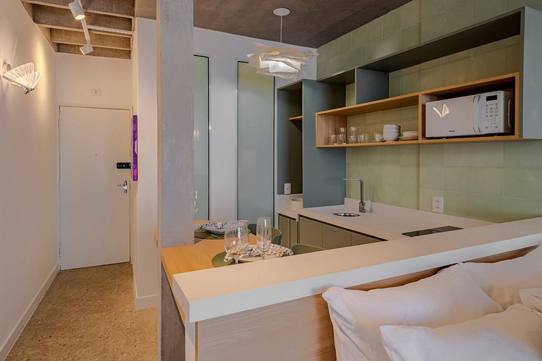 Copan Garden: Studio Verde no 24º Andar