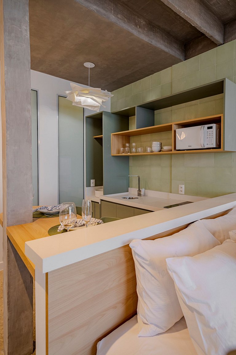 Copan Garden: Studio Verde no 24º Andar