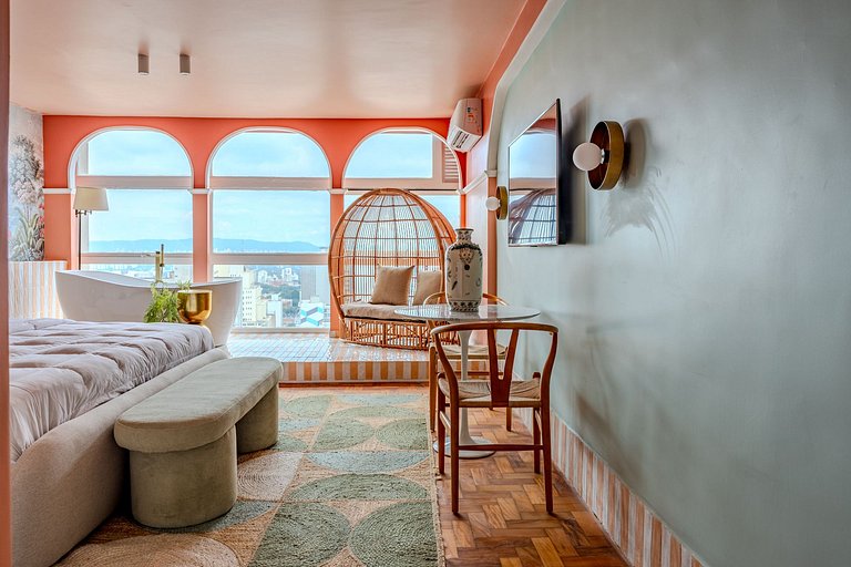 Apartamento com Banheira no Sampa Sky | Vossa Bossa
